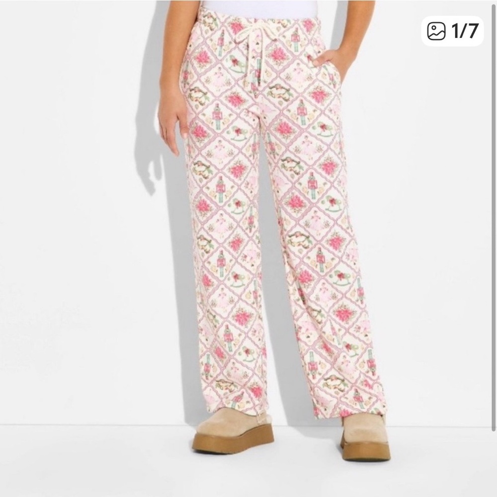 Vinyl Nutcracker Lounge Pants Large